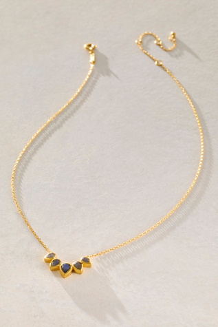 Женское колье Satya Jewelry Satya Awaken Intuition Labradorite Petal — фото 2