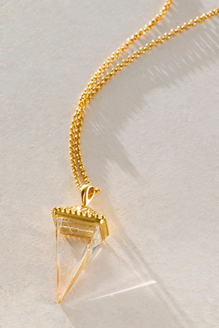 Женское колье Satya Jewelry Satya Truthful Guidance Crystal Pendulum, цвет: Золотой — фото 2