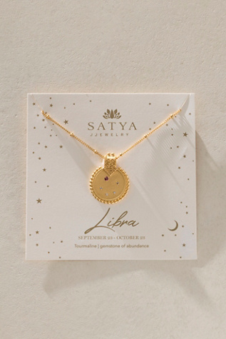 Satya Mandala Zodiac Necklace by Satya Jewelry at Free People