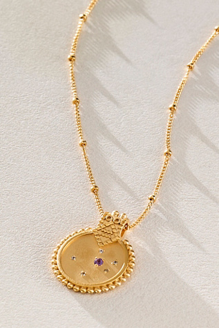 Женское колье Satya Jewelry Satya Mandala Zodiac, цвет: Aquarius — фото 3