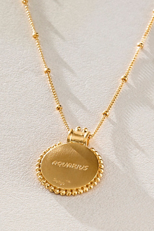 Женское колье Satya Jewelry Satya Mandala Zodiac, цвет: Aquarius — фото 4