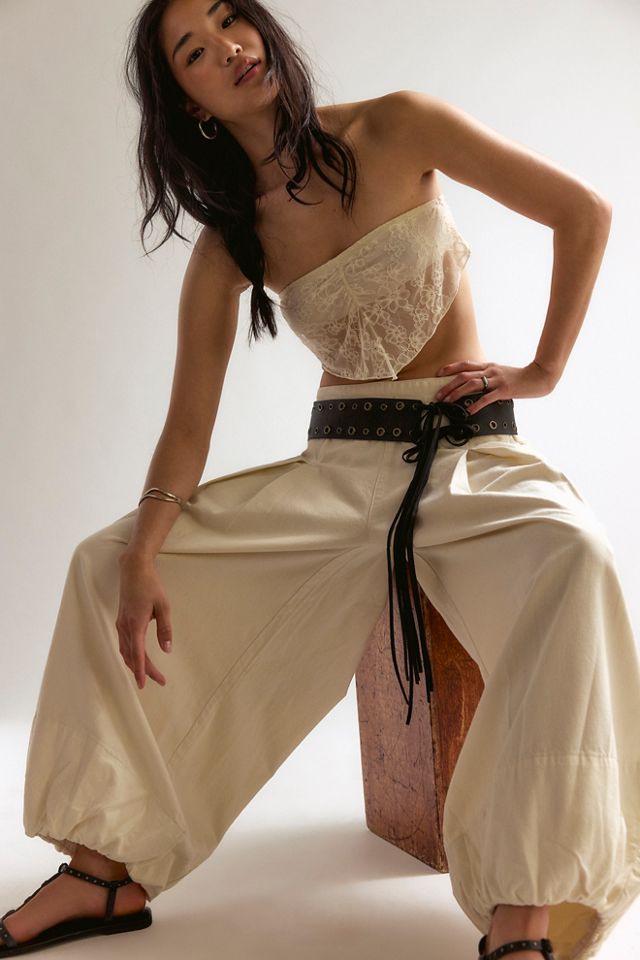 We The Free Moonflower Pull-On Balloon Jeans #3
