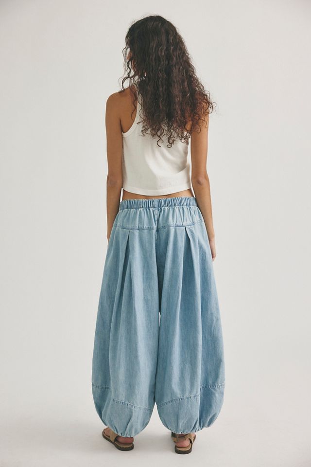We The Free Moonflower Pull-On Balloon Jeans #2