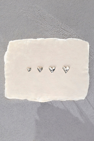 Женские серьги 8.6.4 Design Heart Set, цвет: Серебряный — фото 3