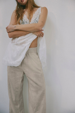 Day's End Linen Pull-On Pants