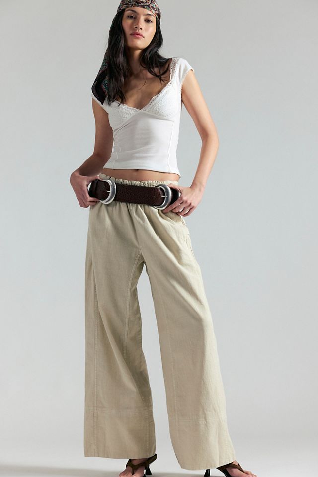 Pantalon de lin à enfiler Day's End #1