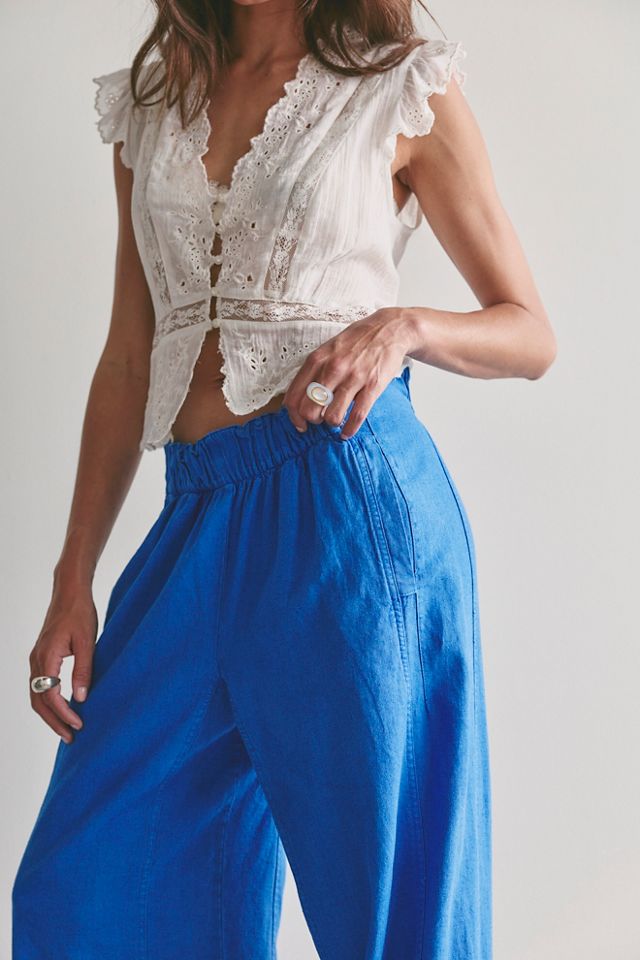 Day's End Linen Pull-On Pants #1