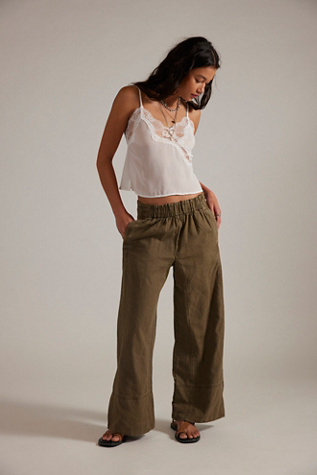 Day's End Linen Pull-On Pants - thumbnail 9