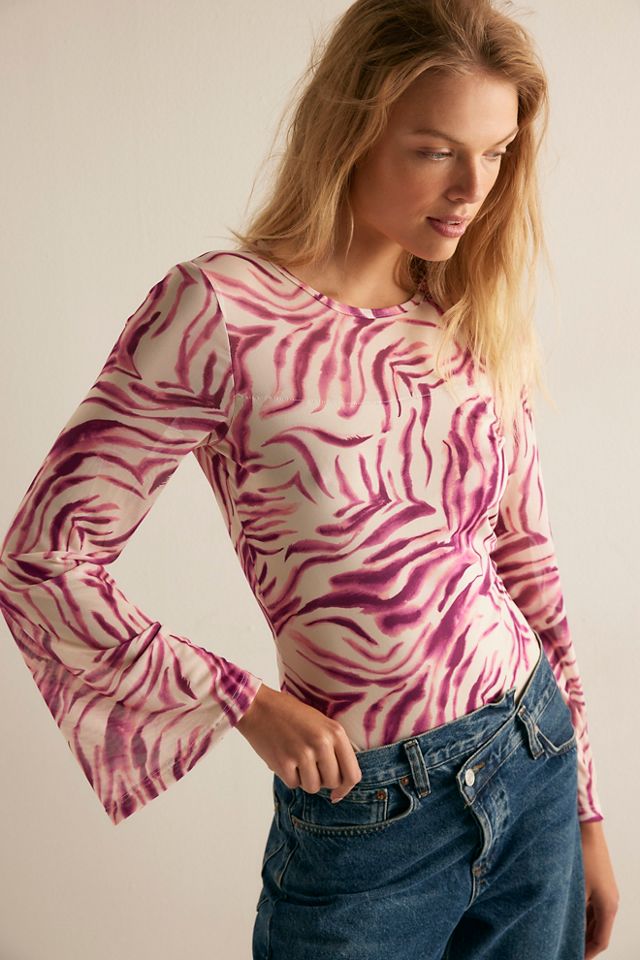 Nightcap Playa Mesh Long Sleeve Bodysuit #3