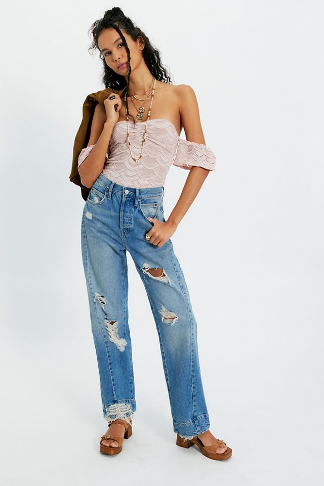 Nightcap Flutter Lace Bodysuit #3
