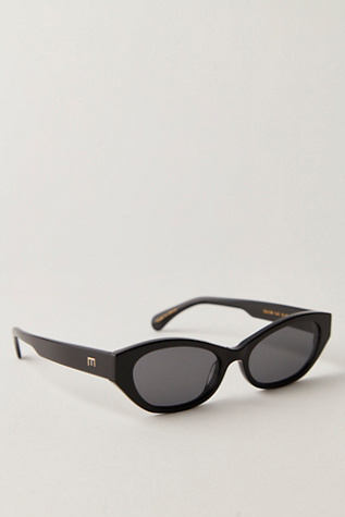 Женские солнцезащитные очки Elisa Johnson Dani Sunglasses, цвет: Чёрный — фото 2