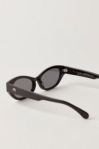 Женские солнцезащитные очки Elisa Johnson Dani Sunglasses, цвет: Чёрный — фото 3