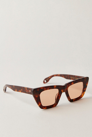 Женские солнцезащитные очки Elisa Johnson Lori Sunglasses, цвет: Коричневый — фото 3