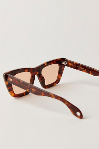 Женские солнцезащитные очки Elisa Johnson Lori Sunglasses, цвет: Коричневый — фото 4
