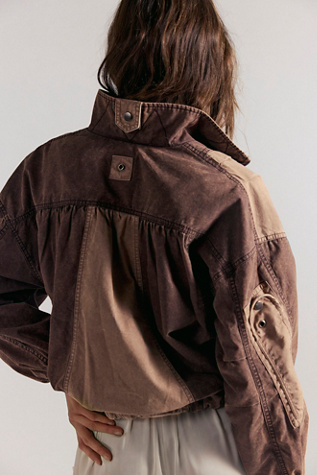 We The Free Canopy Bomber Jacket at Free People in Brown, Size: M