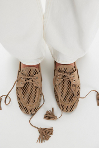 Hit the Deck Boat Shoes by Vicenza at Free People in White, Size: US 9