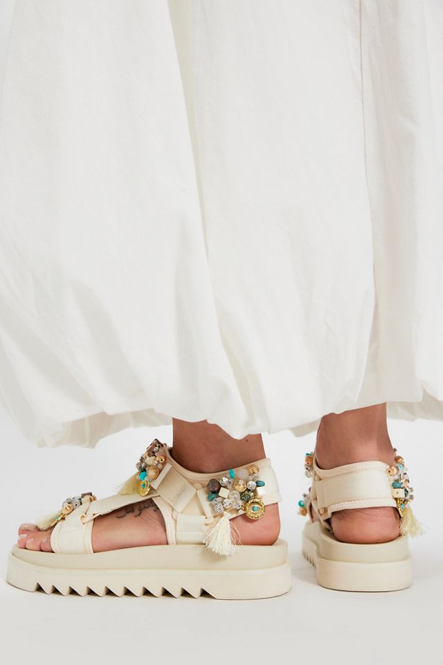 Kaleidoscope Embellished Sport Sandals #2