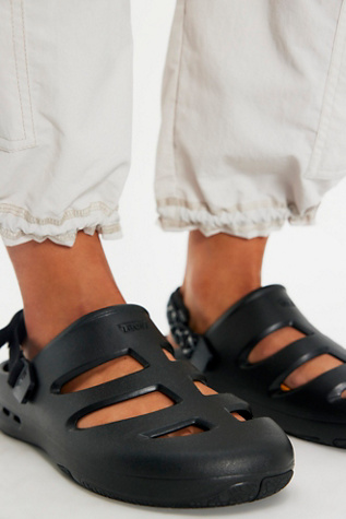 Teva ApreAqua Closed-Toe Water Mules at Free People in Black, Size: US 8