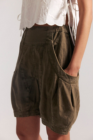 Bay Pull-On Harem Shorts