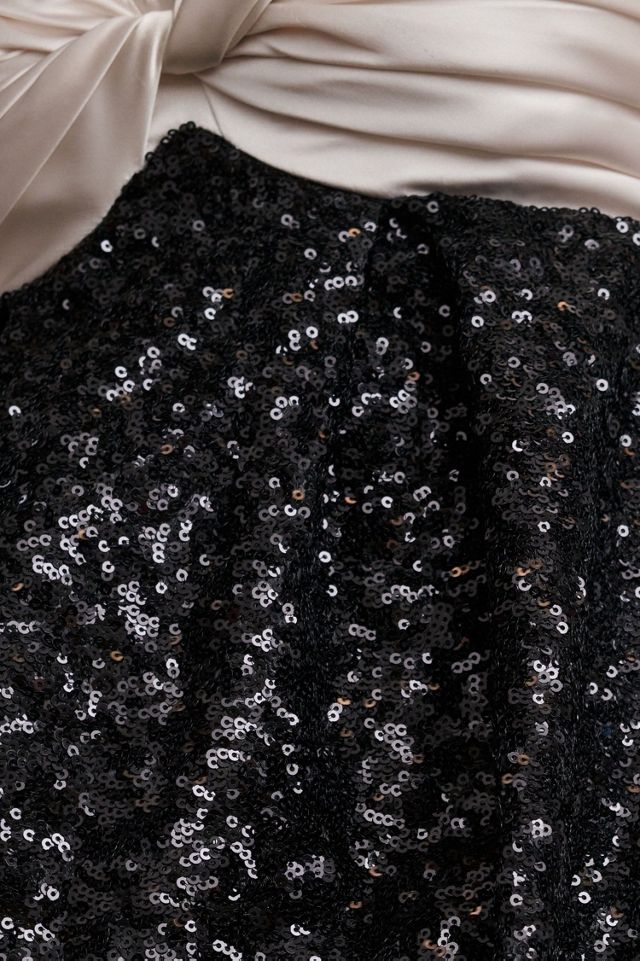 Ronny Kobo Jolita Sequin Bubble-Hem Dress #4