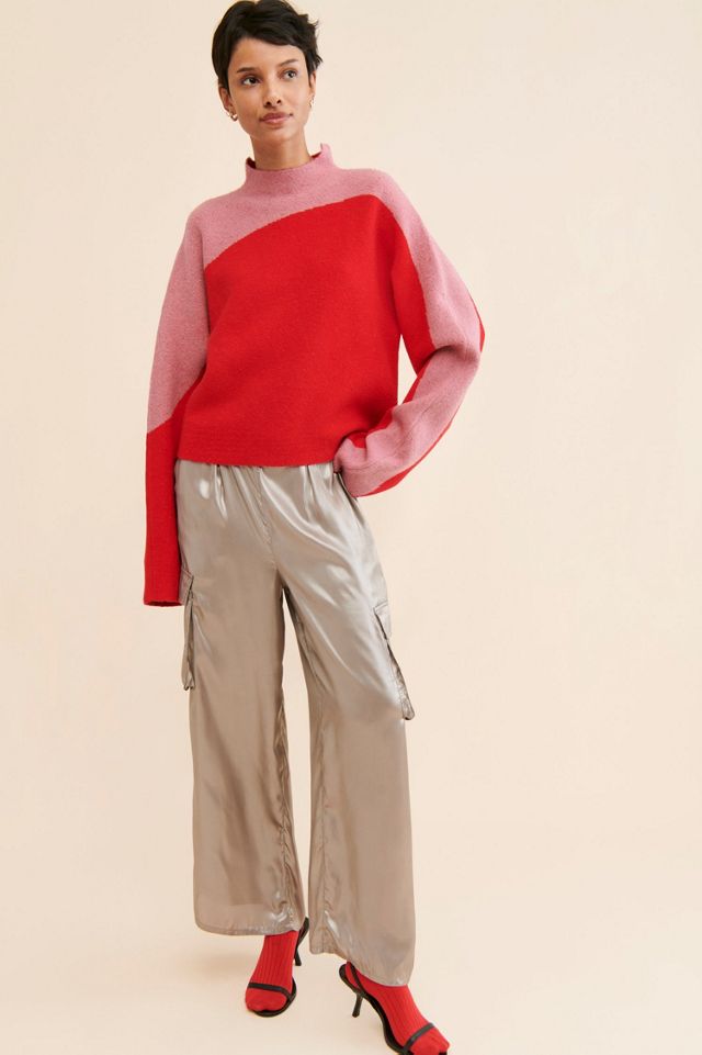 Saemdi Wave Mock Neck Pullover #3