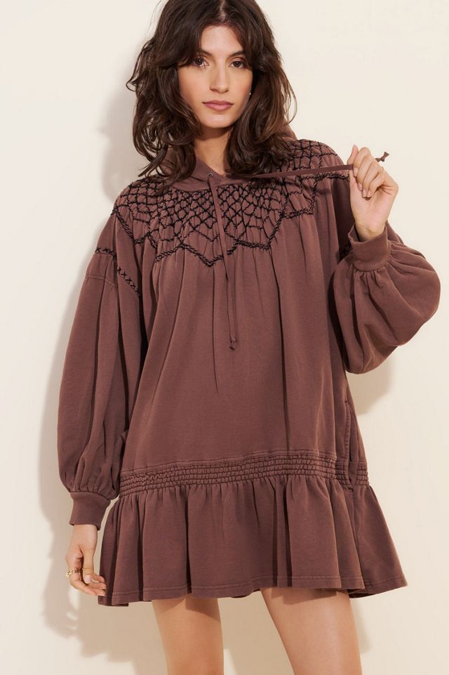 Marty Smocked Hooded Dress #4