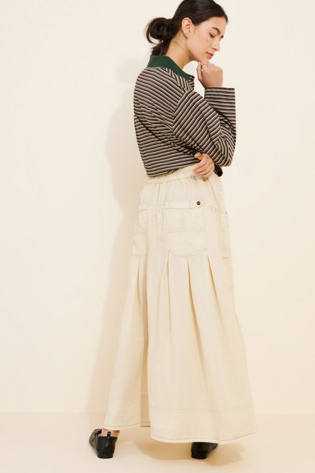 Rough Riding Maxi Skirt #1
