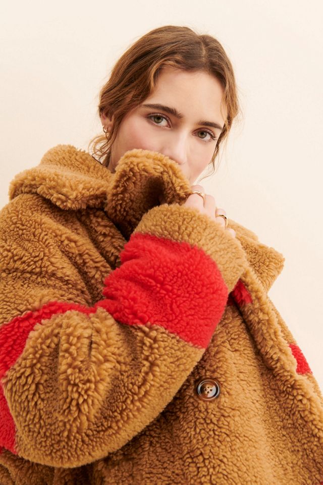 Essentiel Antwerp Cry Faux Fur Coat #2