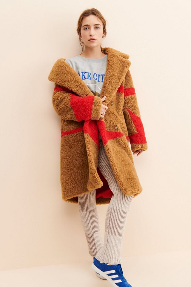 Essentiel Antwerp Cry Faux Fur Coat #4