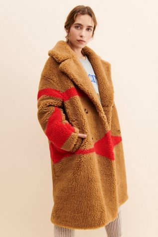 Essentiel Antwerp Cry Faux Fur Coat