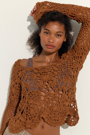 The Farra Full Pilcha Crochet Sweater