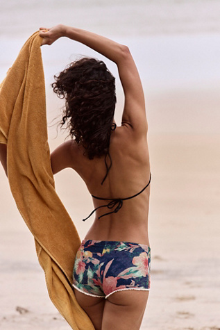 free-est Dixie Lace Printed Swim Shortie