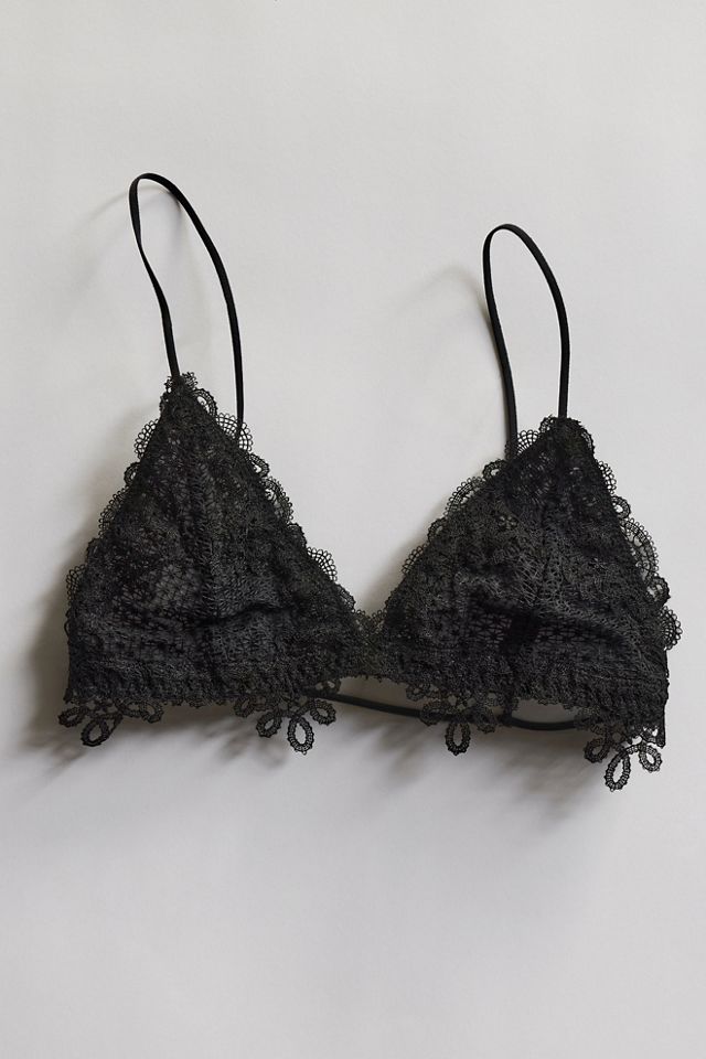 Just a Friend Lace Triangle Bralette #3