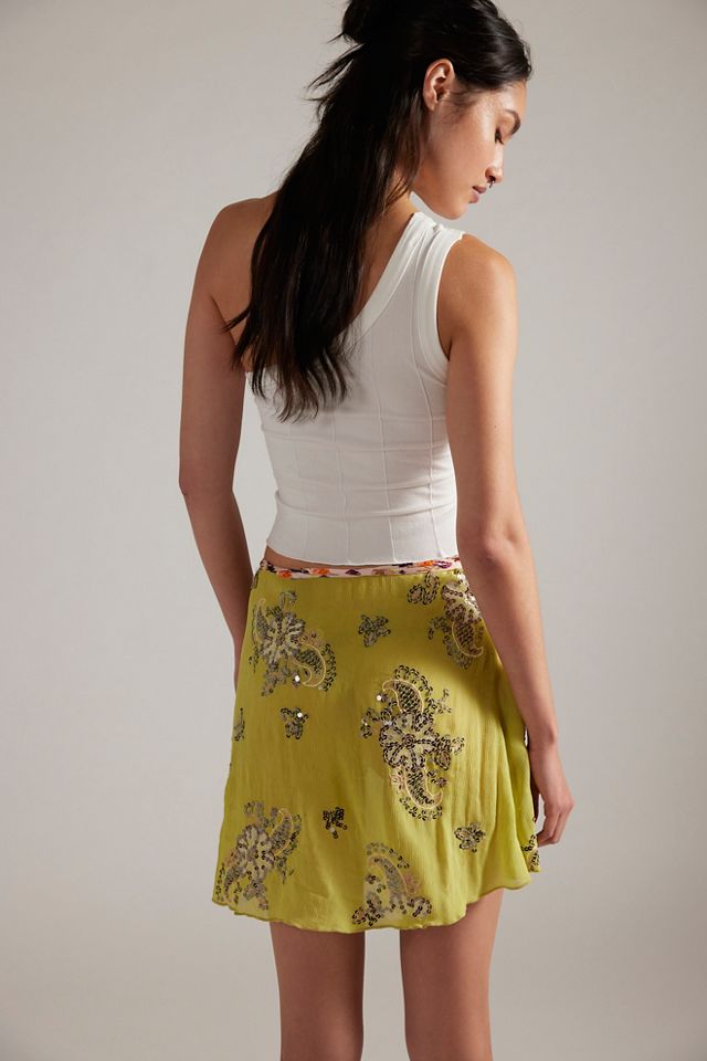 Front and Center Mini Slip Skirt #1