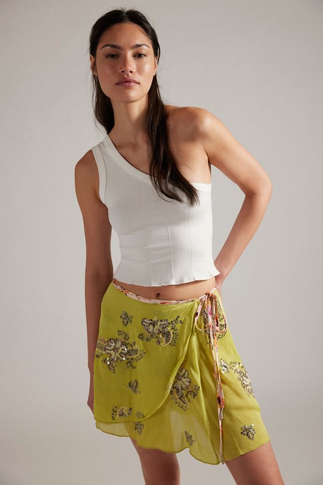 Front and Center Mini Slip Skirt #2