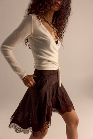 Something Satin Mini Slip Skirt