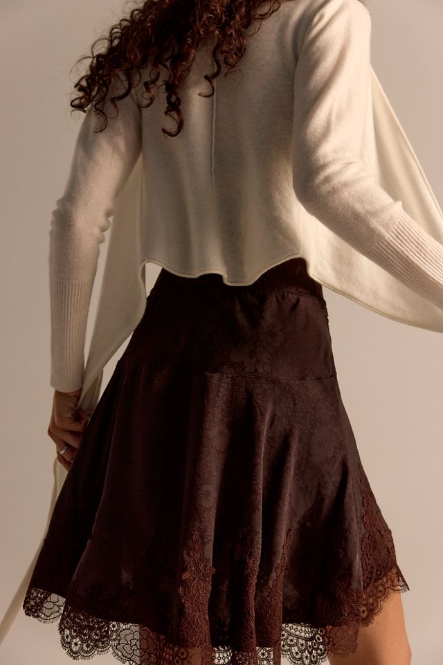 Something Satin Mini Slip Skirt #1