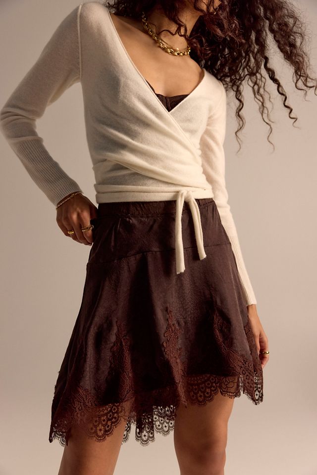 Something Satin Mini Slip Skirt #2