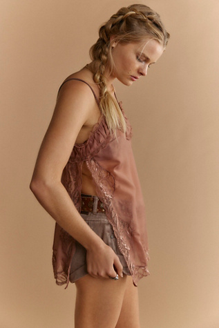 Side Eye Cami by Intimately at Free People in Pink, Size: S