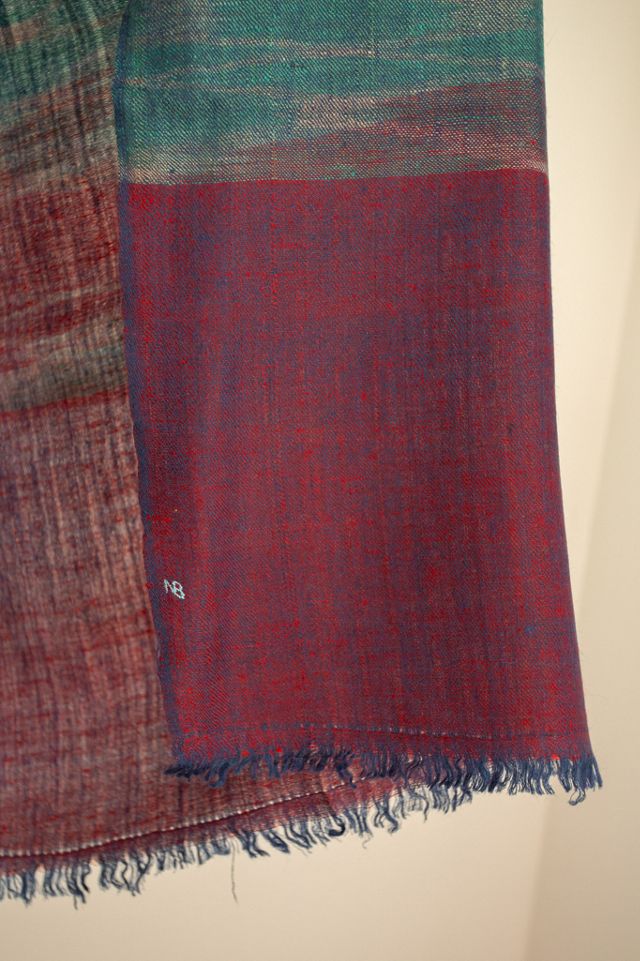 Be Deva Mahika Cashmere Ikat Shawl Scarf #2