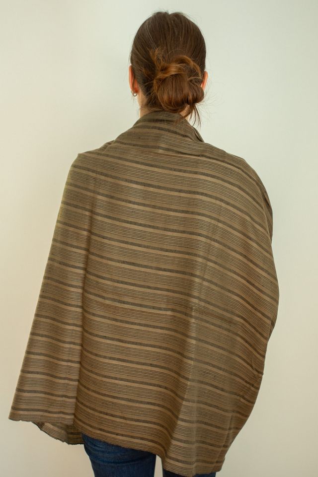 Be Deva Lariat Cashmere Ikat Shawl Scarf #1