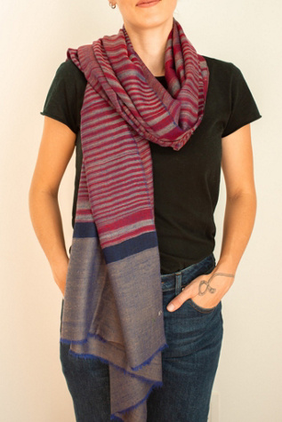 Be Deva Lalita Cashmere Ikat Shawl Scarf