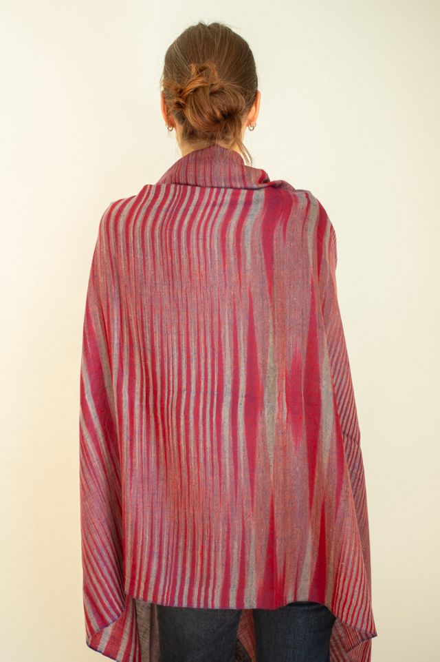 Be Deva Lalita Cashmere Ikat Shawl Scarf #1