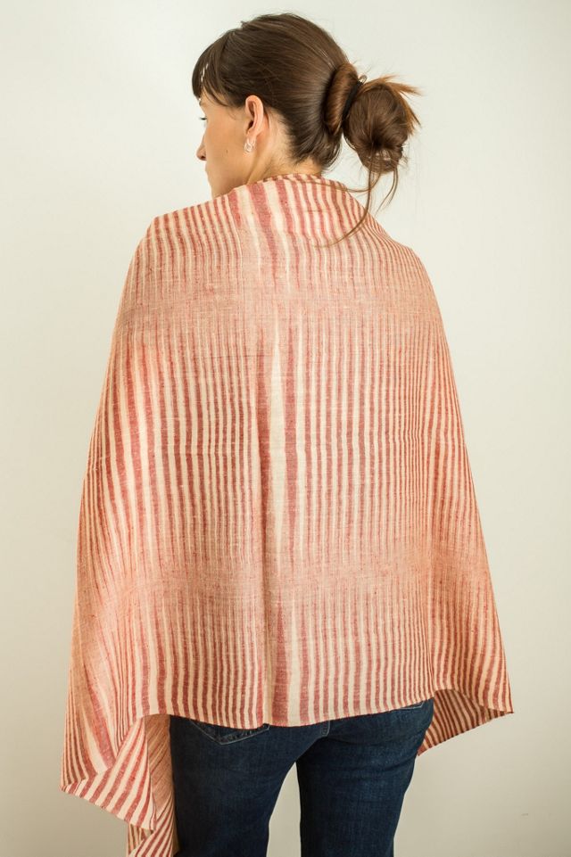 Be Deva Meera Cashmere Ikat Shawl Scarf #1