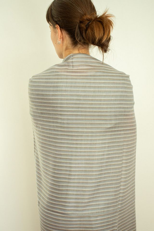 Be Deva Saira Cashmere Ikat Shawl Scarf #1