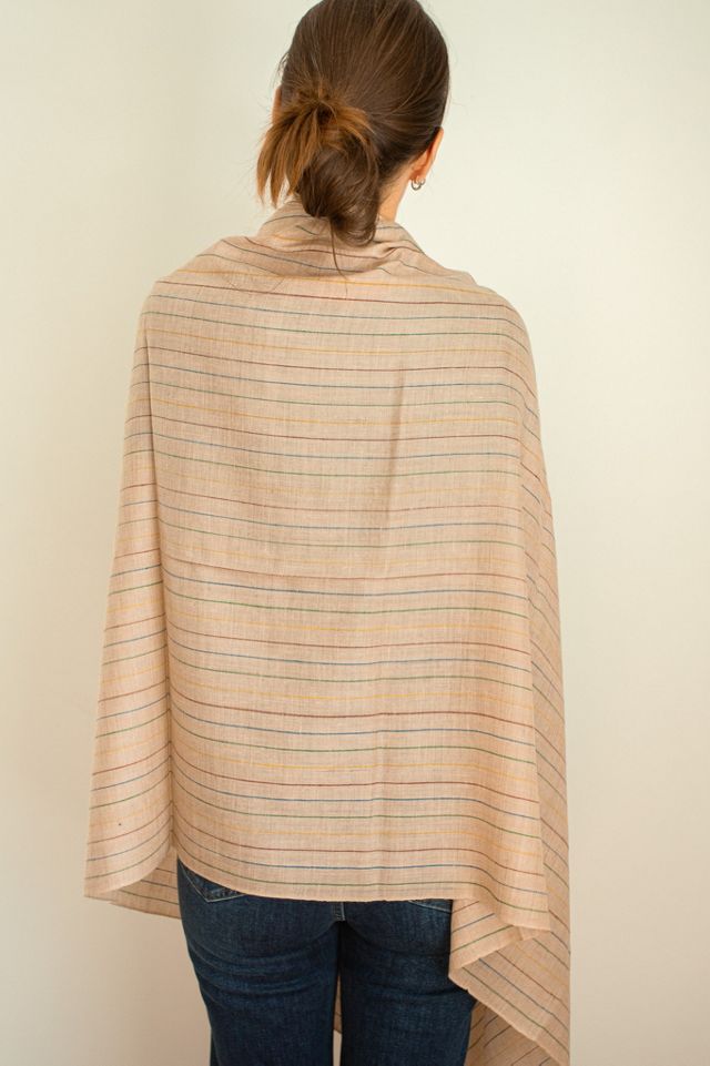 Be Deva Pari Cashmere Ikat Shawl Scarf #1