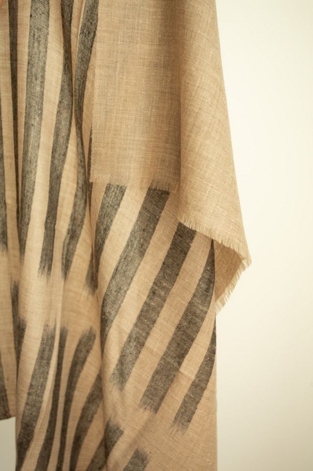 Be Deva Arka Cashmere Ikat Shawl Scarf #2