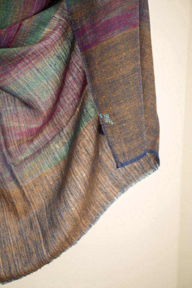 Be Deva Devika Cashmere Ikat Shawl Scarf #2