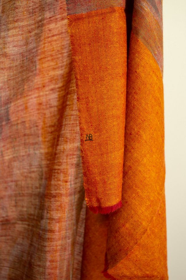 Be Deva Ahaya Cashmere Ikat Shawl Scarf #2