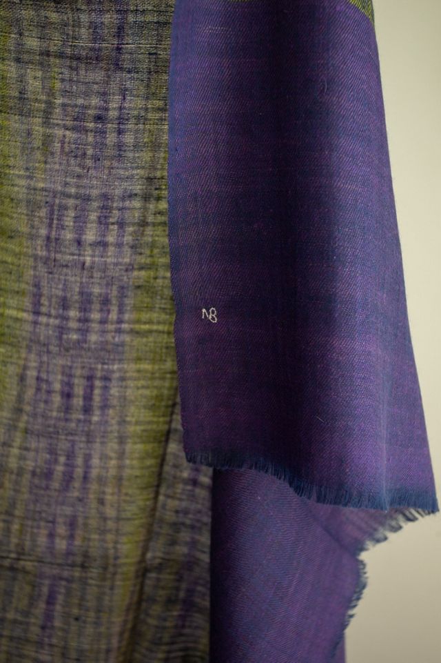 Be Deva Kala Cashmere Ikat Shawl Scarf #2